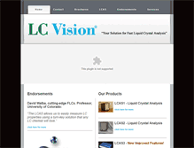 Tablet Screenshot of lc-vision.com